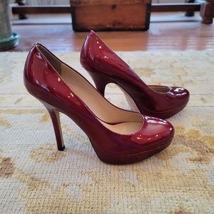 Joan & David Red Patent Leather Pumps Sz 6